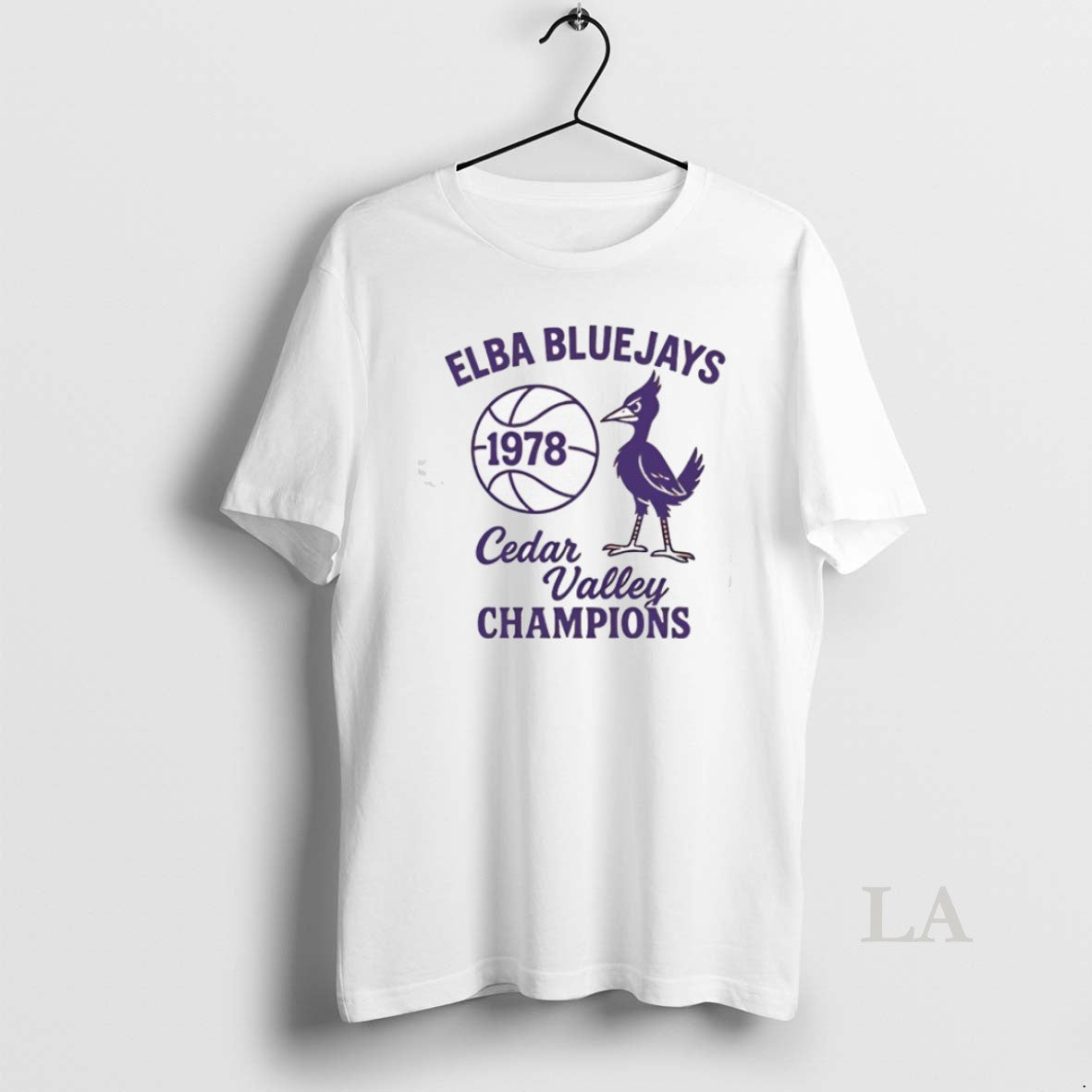 Original Elba Bluejays 1978 Cedar Valley Champions - clothing by TeeHivey.com