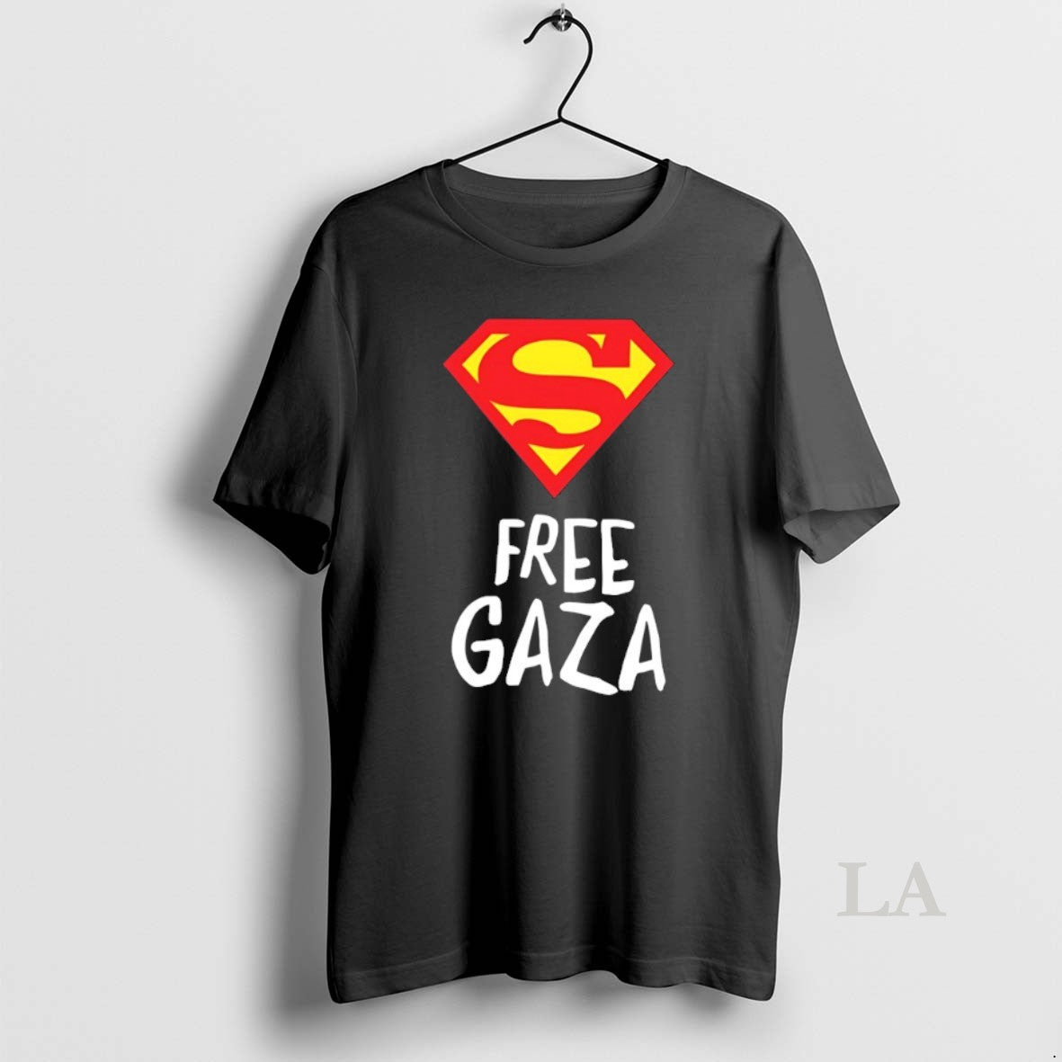 Original Free Gaza Superman Logo - clothing by TeeHivey.com
