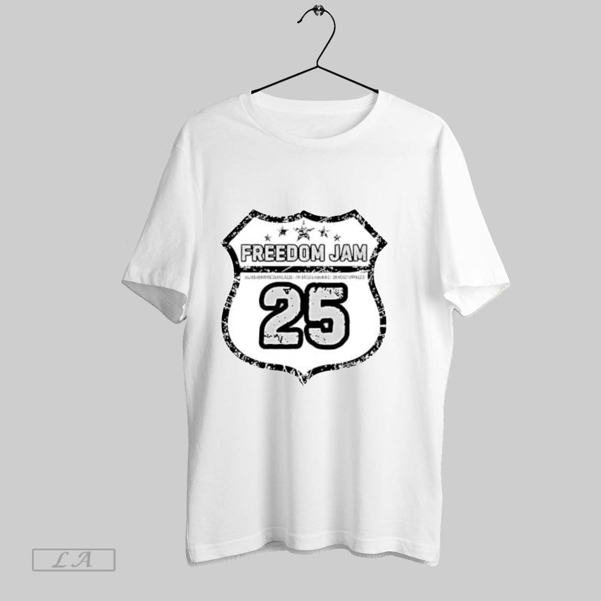 Original Freedom Jam 25 Distressed Shield - clothing by TeeHivey.com