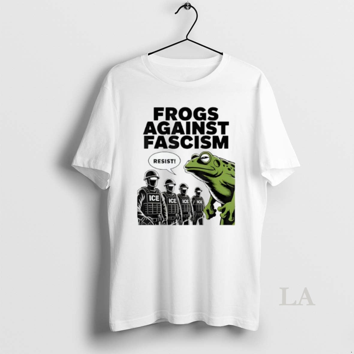 Original Frogs Against Fascism Usa 50501 No Kings Resist - clothing by TeeHivey.com