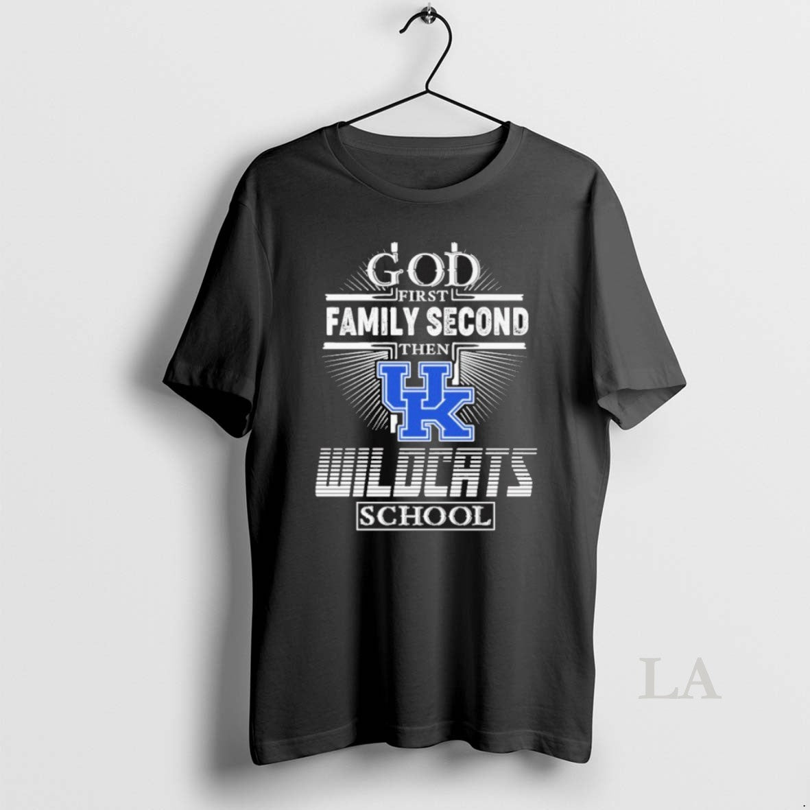 Original God First Family Second Then Wildcats School - clothing by TeeHivey.com