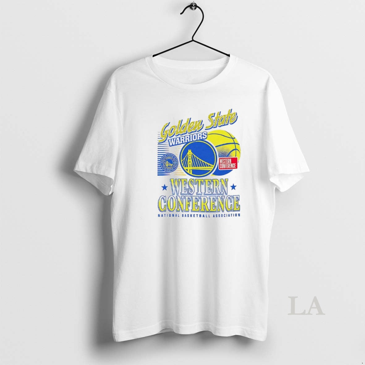 Original Golden State Warriors Nba Western Conference Logo And Ball - clothing by TeeHivey.com