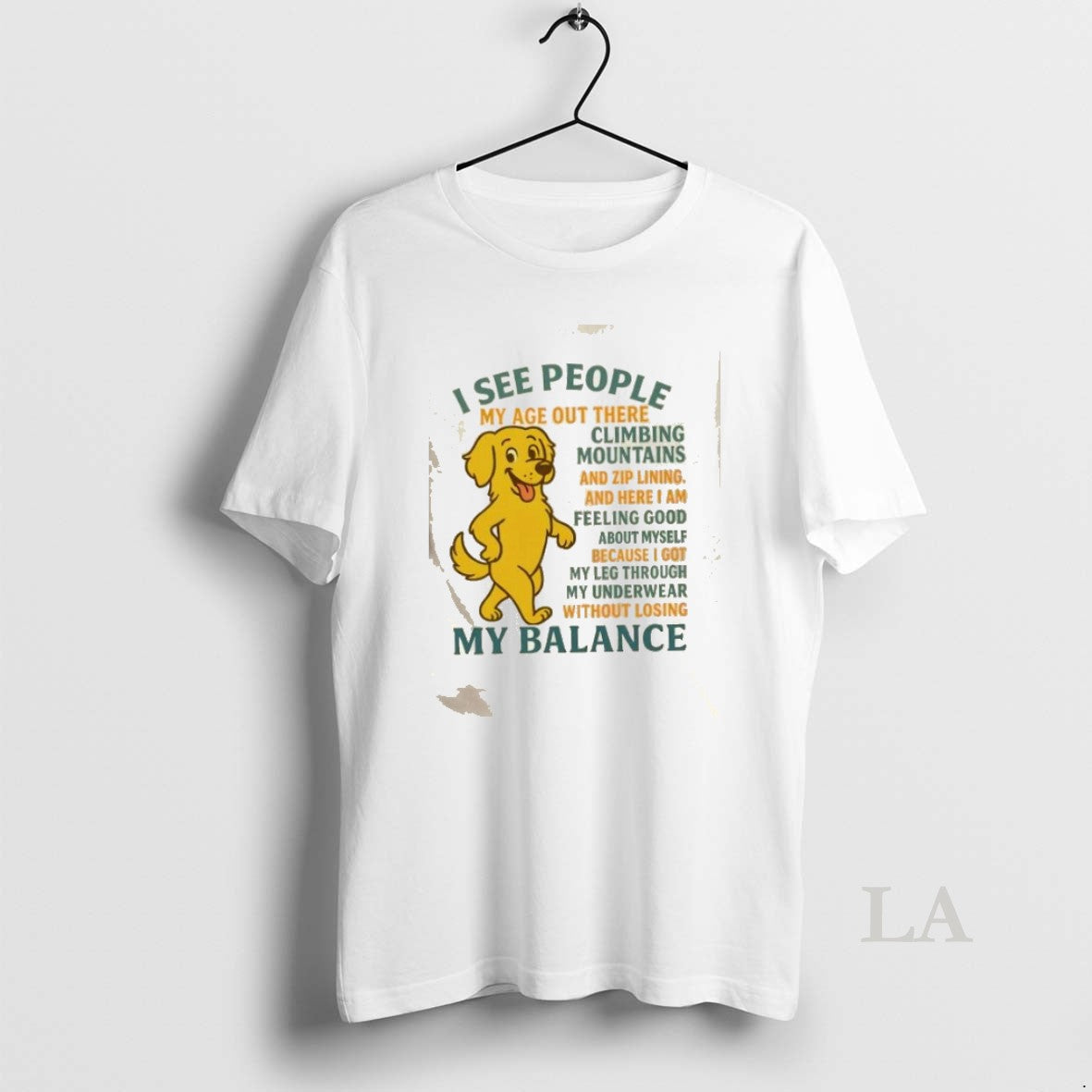 Original Golden Dog I See People My Balance - clothing by TeeHivey.com