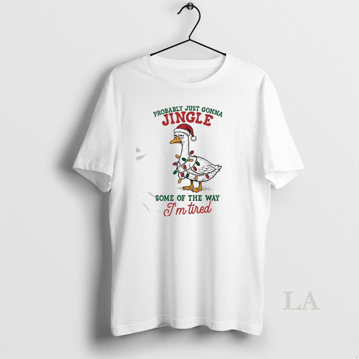 Original Goose Christmas Probably Just Gonna Jingle Some Of The Way Im Tired - clothing by TeeHivey.com