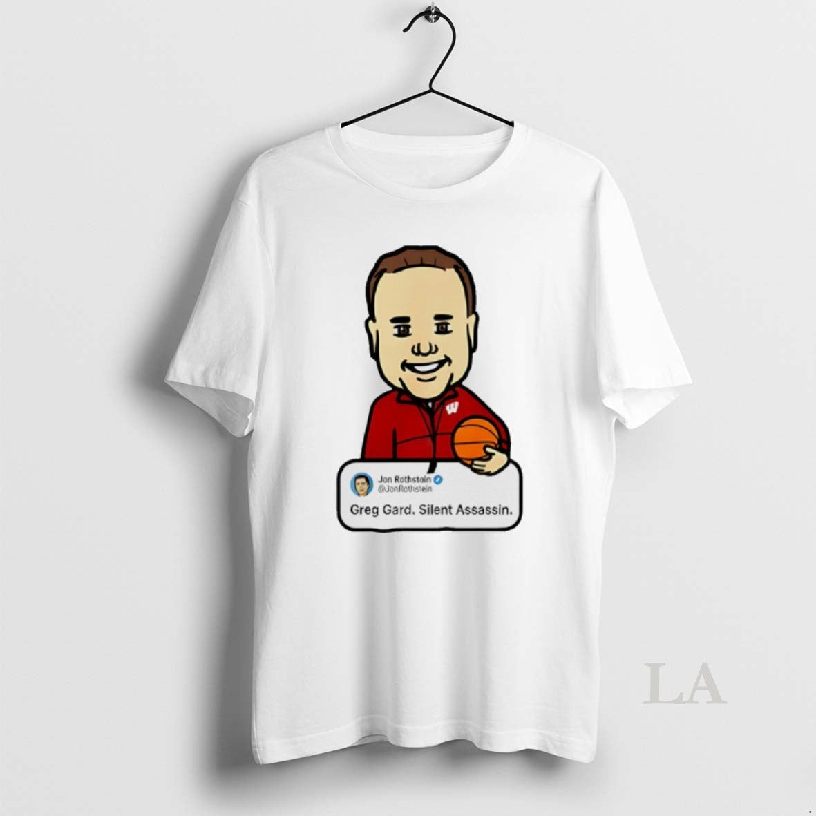Original Greg Gard Silent Assassin Caricature - clothing by TeeHivey.com
