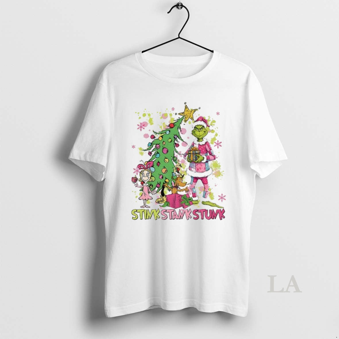 Original Grinch Santa Hat Stink Stank Stunk Merry Christmas - clothing by TeeHivey.com