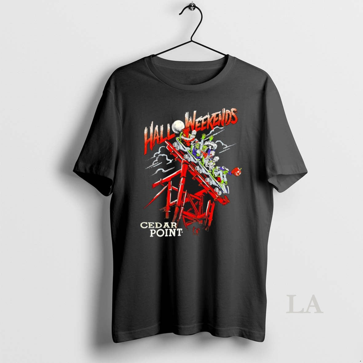 Original Halloweekends Cedar Point Sirens Coaster - clothing by TeeHivey.com