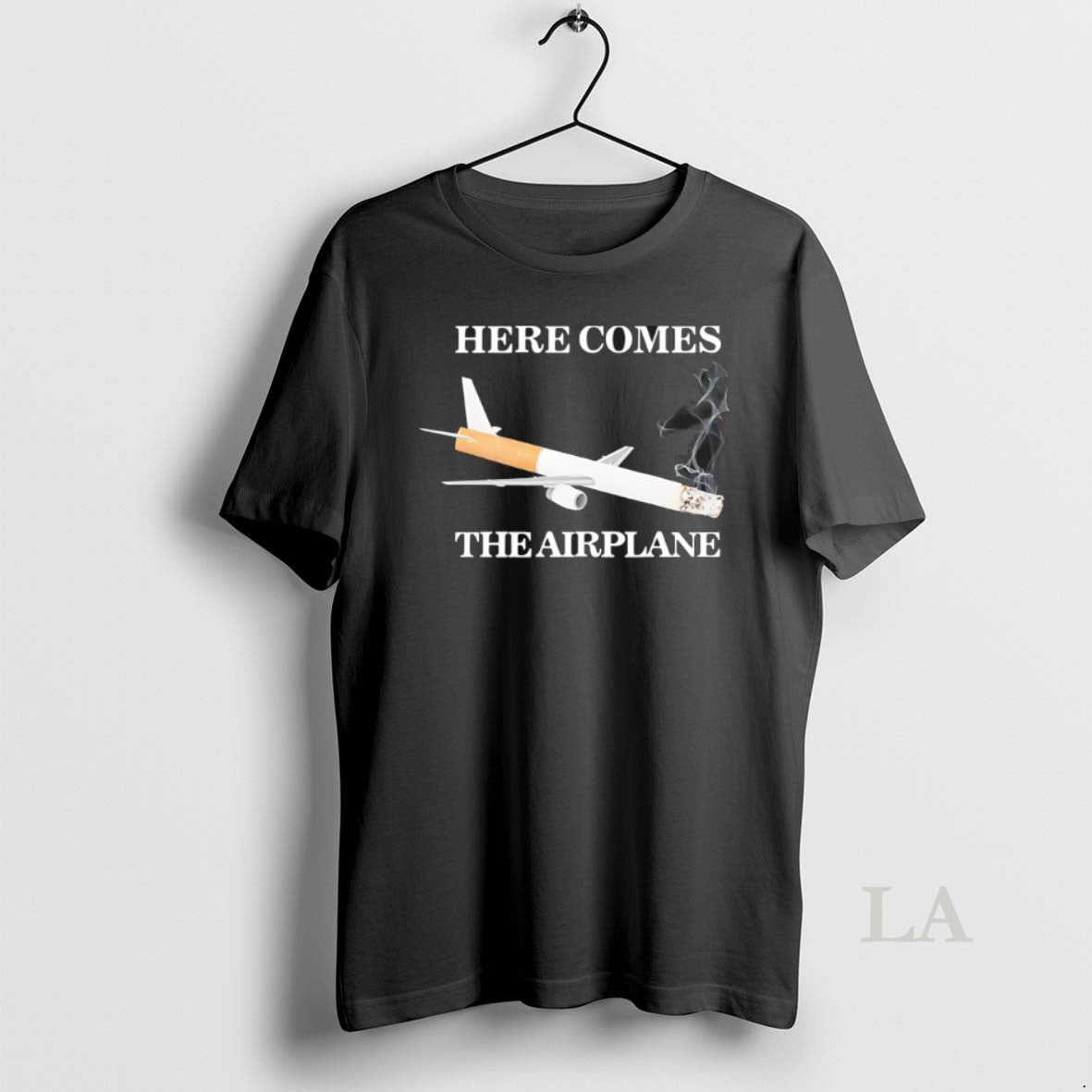 Original Here Comes The Airplane Cigarette Meme - clothing by TeeHivey.com