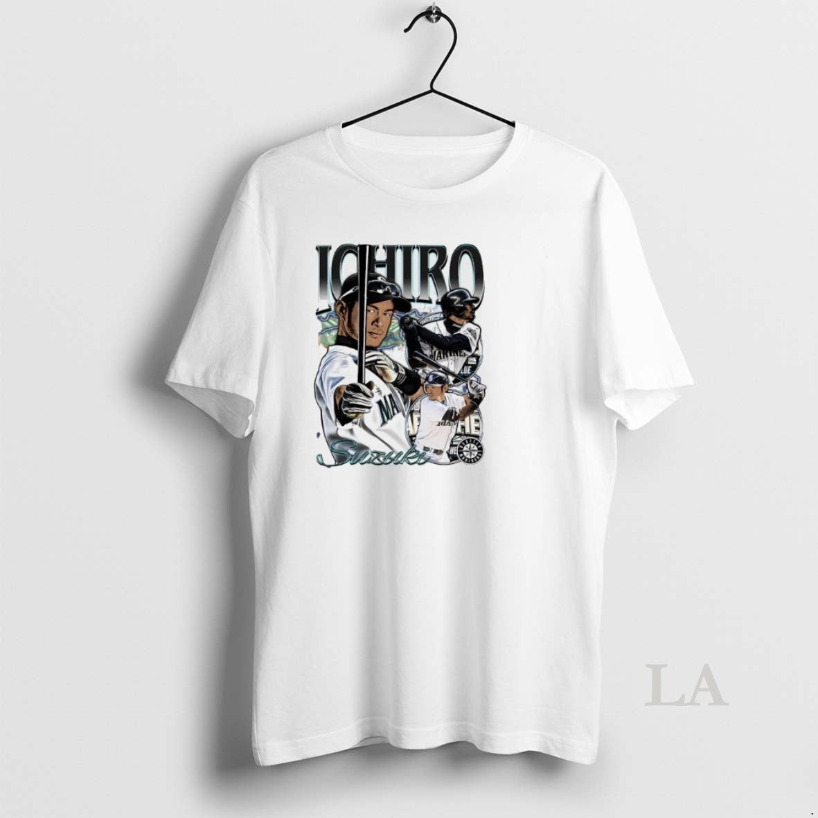 Original Ichiro Suzuki Seattle Mariners Picture Collage - clothing by TeeHivey.com