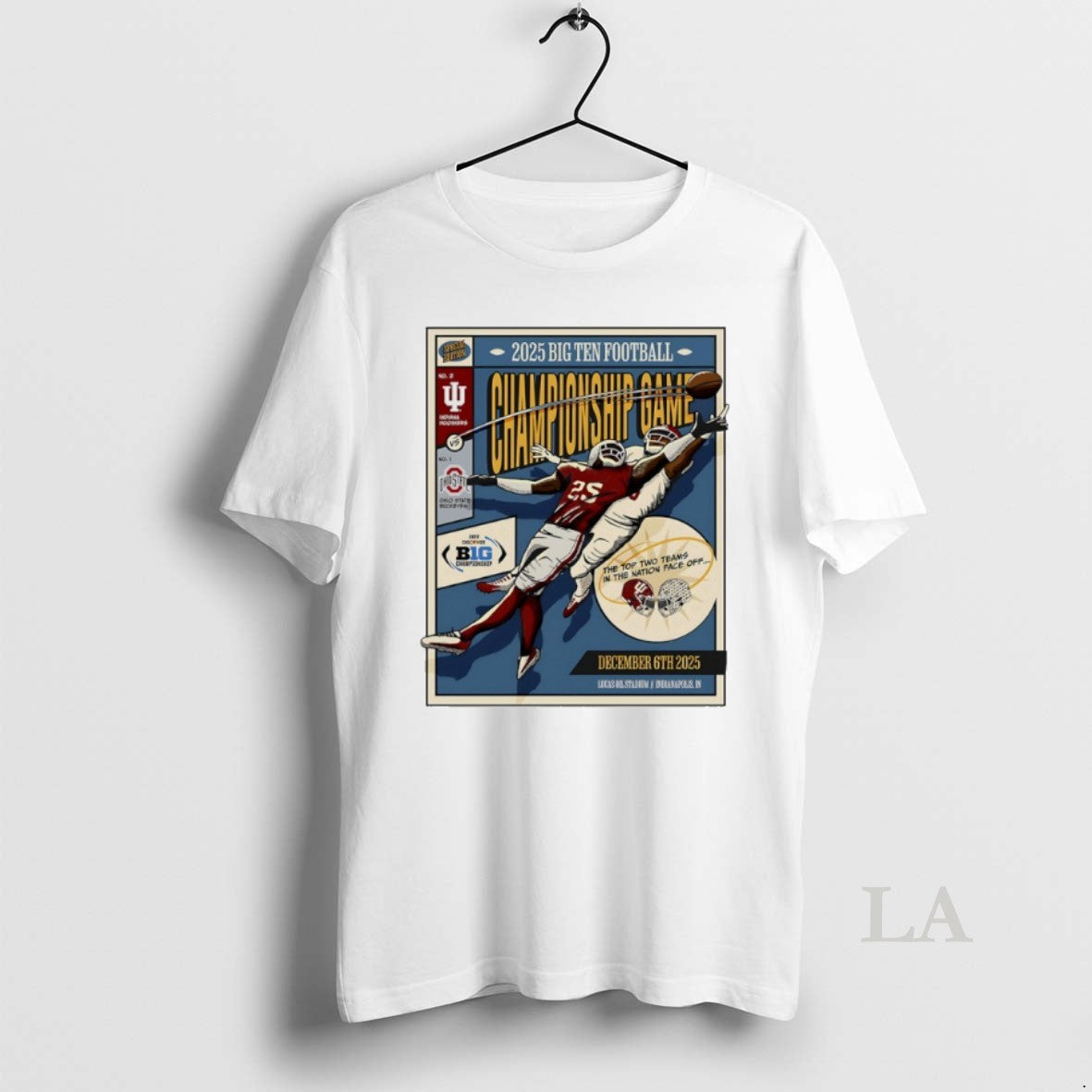 Original Indiana Football 2025 Big Ten Football Championship Game Vintage - clothing by TeeHivey.com