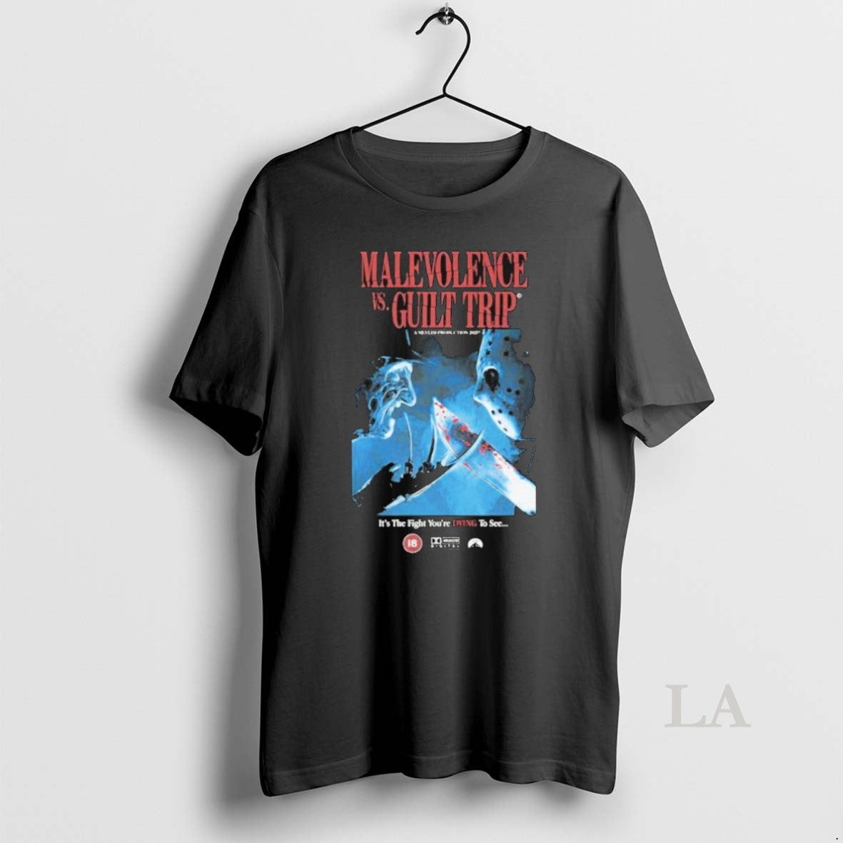 Original Jason Voorhees And Freddy Krueger Malevolence Vs Guilt Trip Its The Fight Youre Dying - clothing by TeeHivey.com