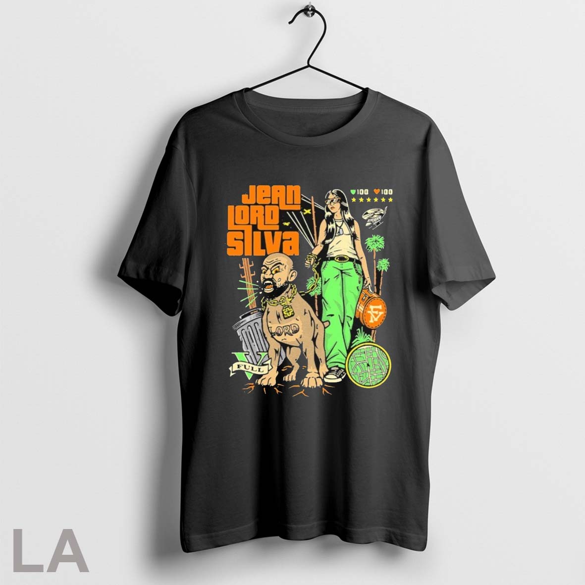 Original Jean Silva Lord Gtafv Full Violence T Shirts