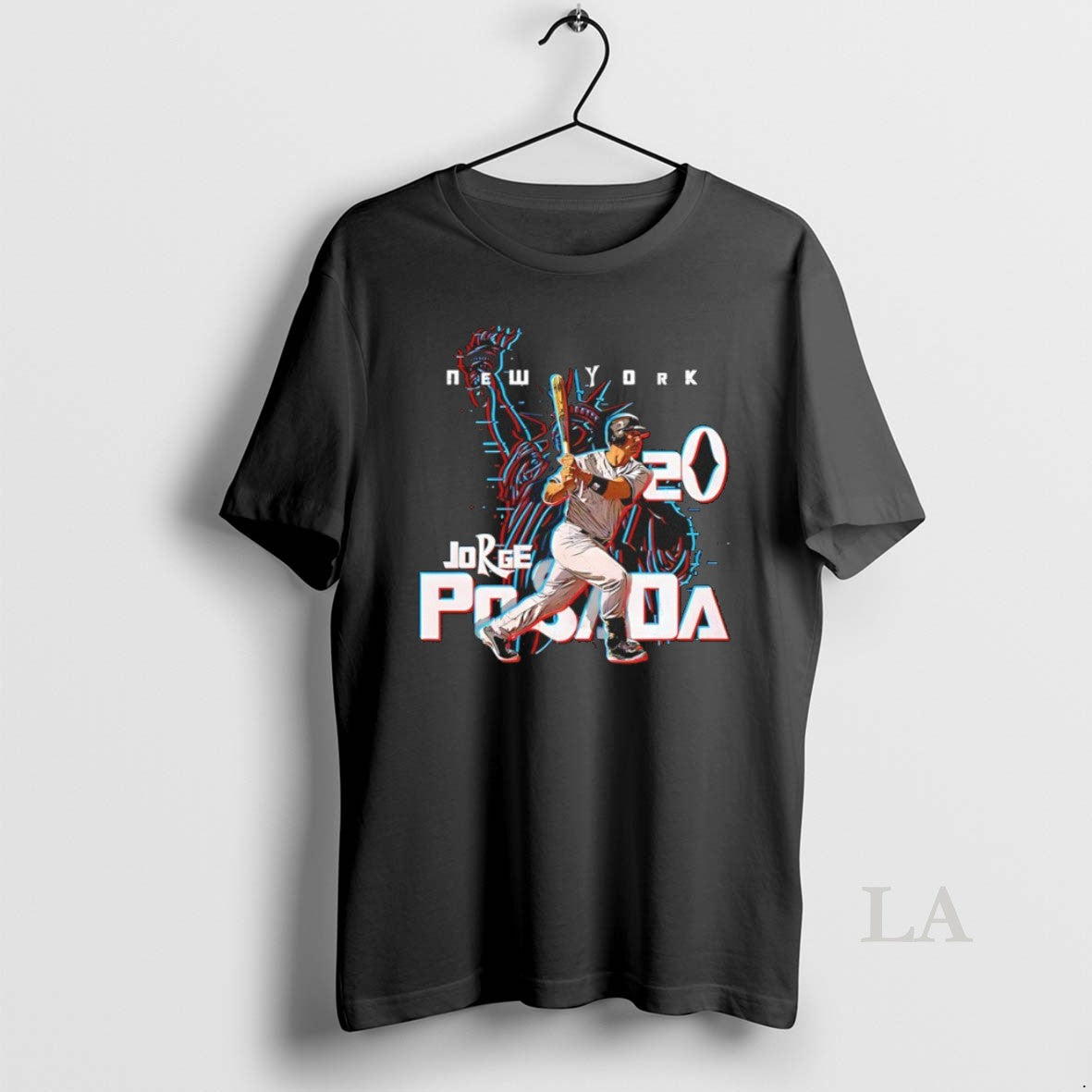 Original Jorge Posada 20 New York Yankees Baseball Player Retro - clothing by TeeHivey.com