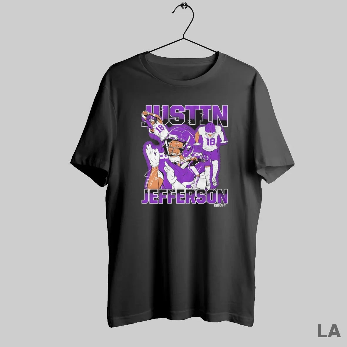 Original Justin Jefferson Masterpiece Player Signature - clothing by TeeHivey.com