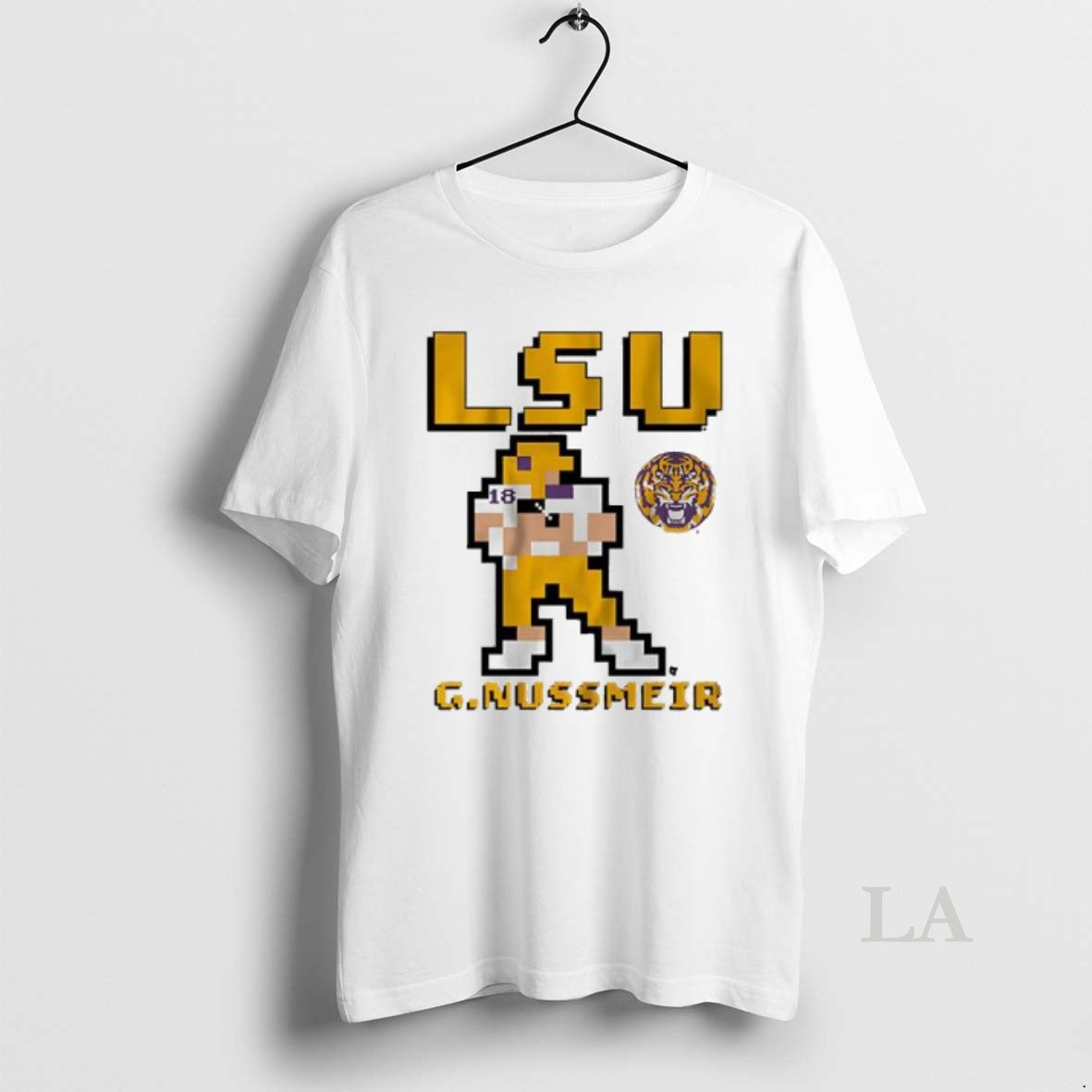 Original Lsu Football Garrett Nussmeier Retro Baller Graphic - clothing by TeeHivey.com