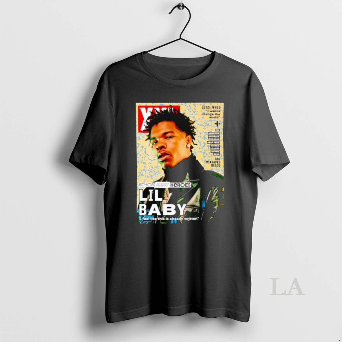Original Lil Baby Hip Hops New Heroes Juice Wrld I Wanna Change The World - clothing by TeeHivey.com