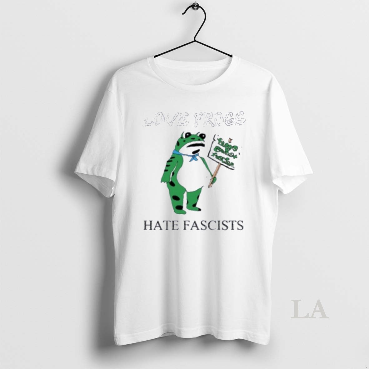 Original Love Frogs Hate Fascism Tour - clothing by TeeHivey.com