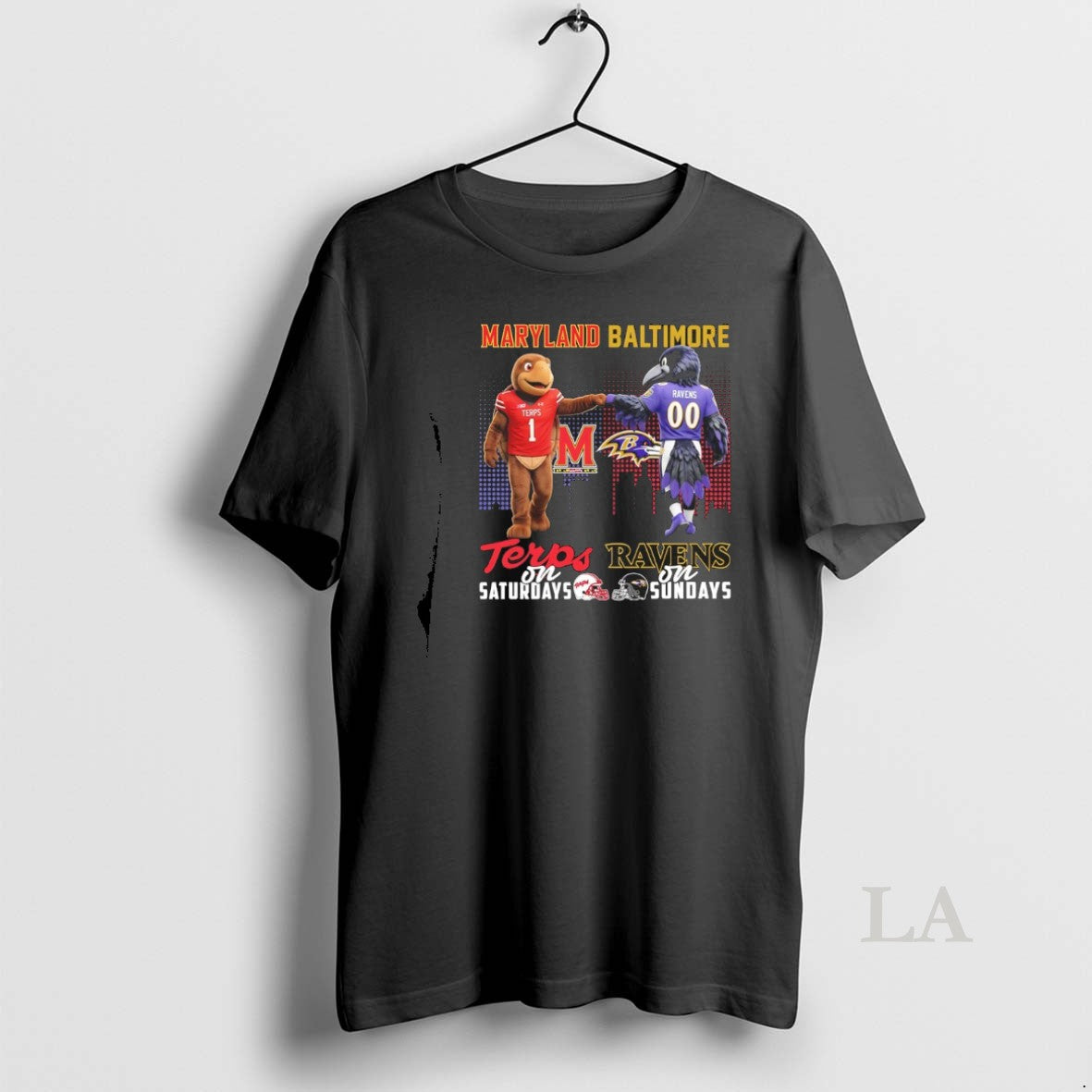 Original Maryland Terrapins On Saturday And Baltimore Ravens On Sundays Mascot - clothing by TeeHivey.com