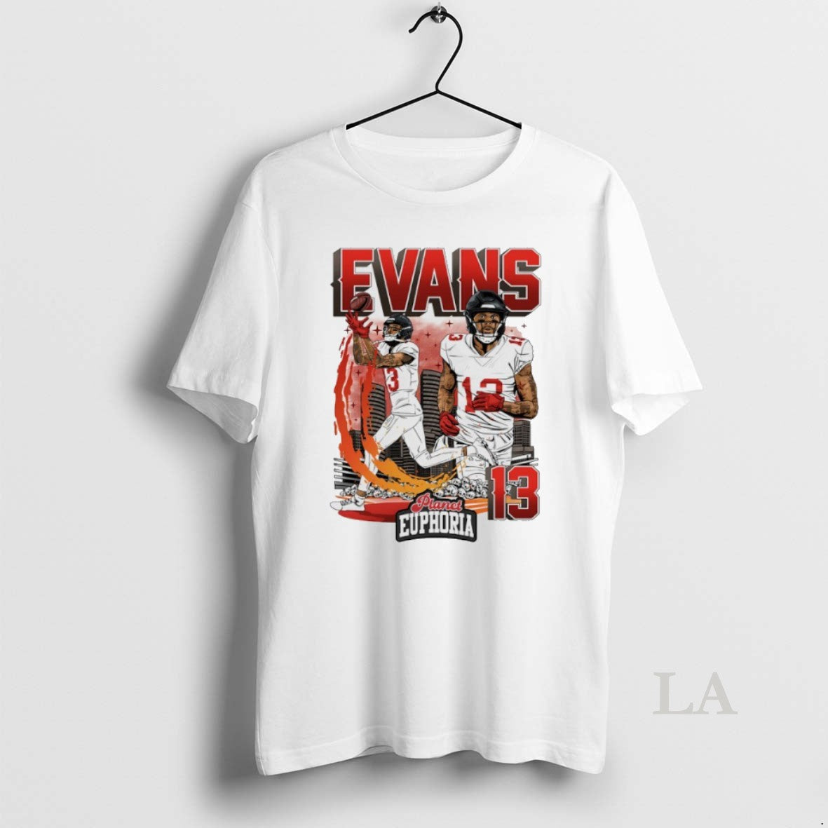 Original Mike Evans 13 Tampa Bay Buccaneers Football Skyline - clothing by TeeHivey.com