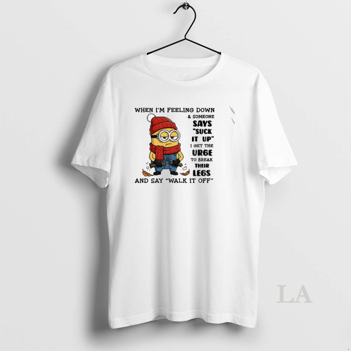 Original Minion When Im Feeling Down Someone Says Suck It Up I Get The Urge - clothing by TeeHivey.com