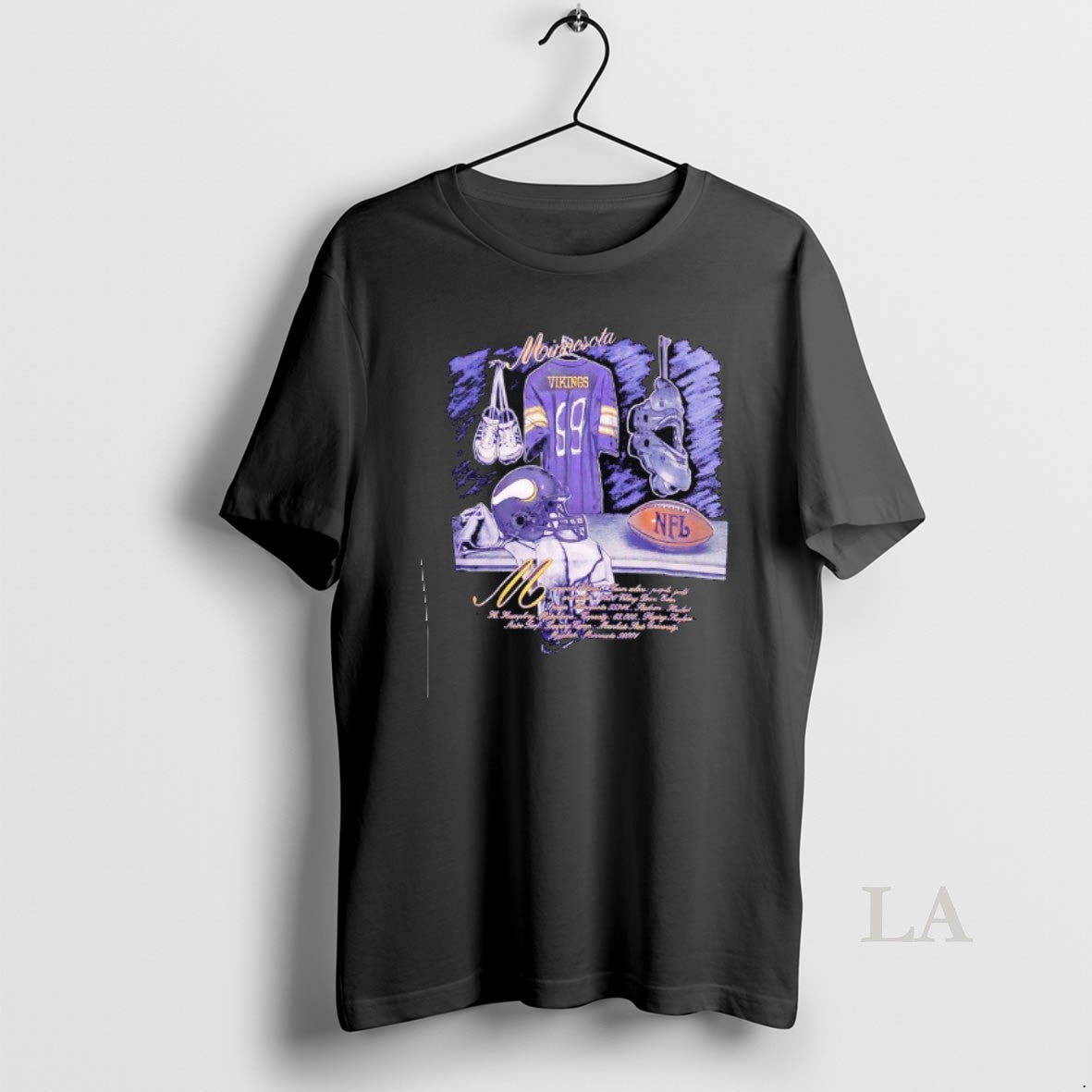 Original Minnesota Vikings Team Colors Purple Gold And White 9520 Viking Drive Eden Prairie - clothing by TeeHivey.com
