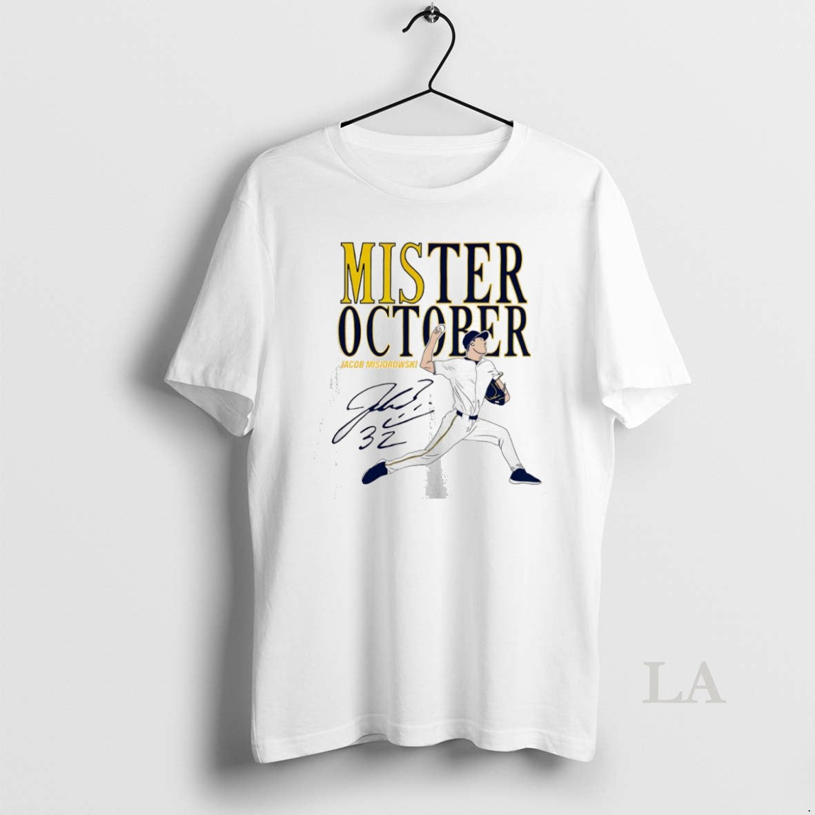 Original Mis Ter October Jacob Misiorowski Milwaukee Brewers Mlb Signature - clothing by TeeHivey.com