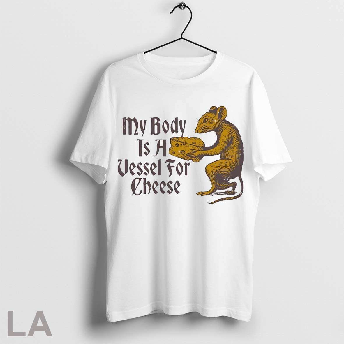 Original My Body Is A Vessel For Cheese Rat - clothing by TeeHivey.com