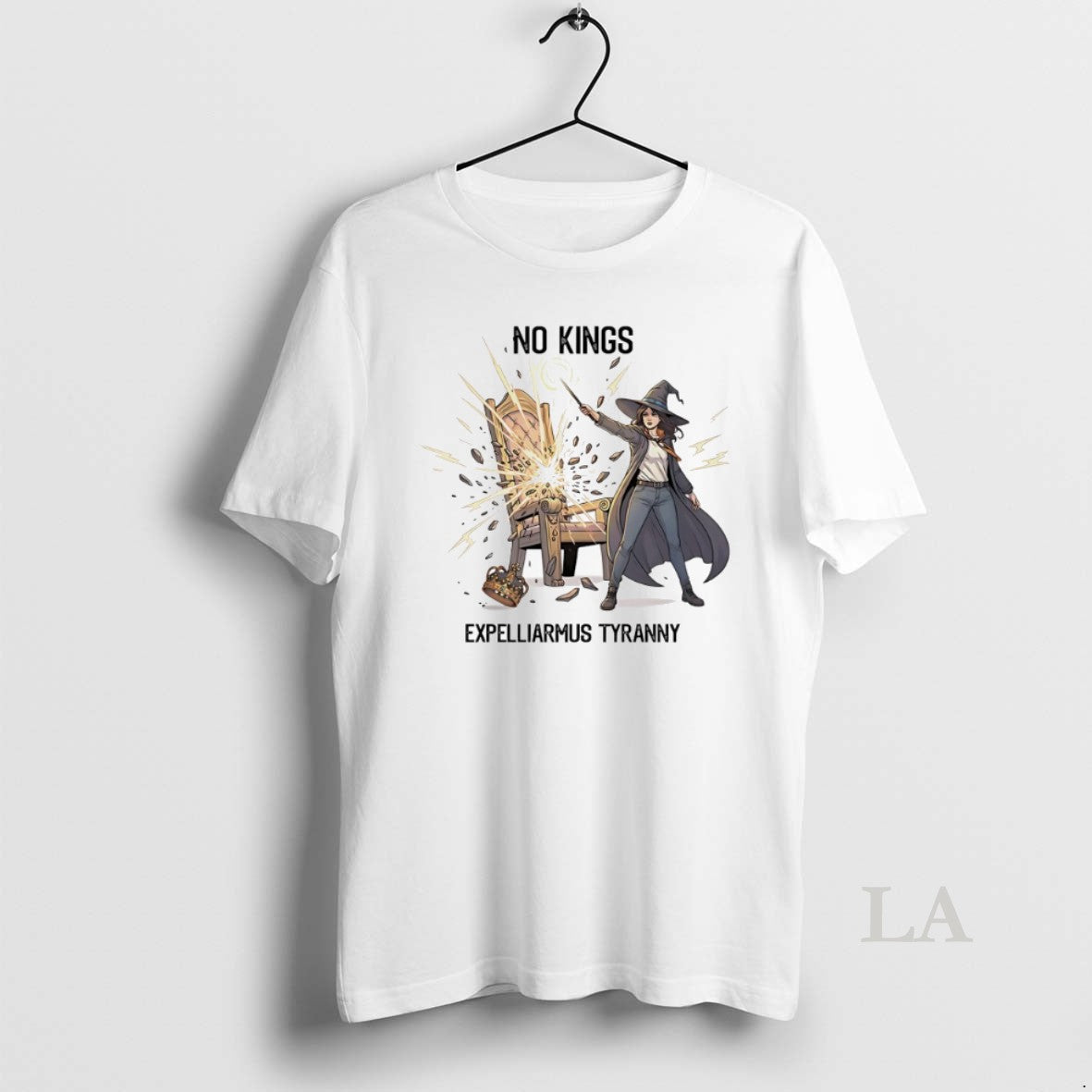 Original No Kings Expelliarmus Tyranny - clothing by TeeHivey.com