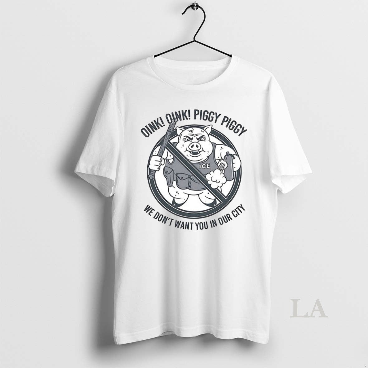 Original Oink Oink Piggy Piggy We Dont Want You In Our City Ceramic Ceramic And - clothing by TeeHivey.com