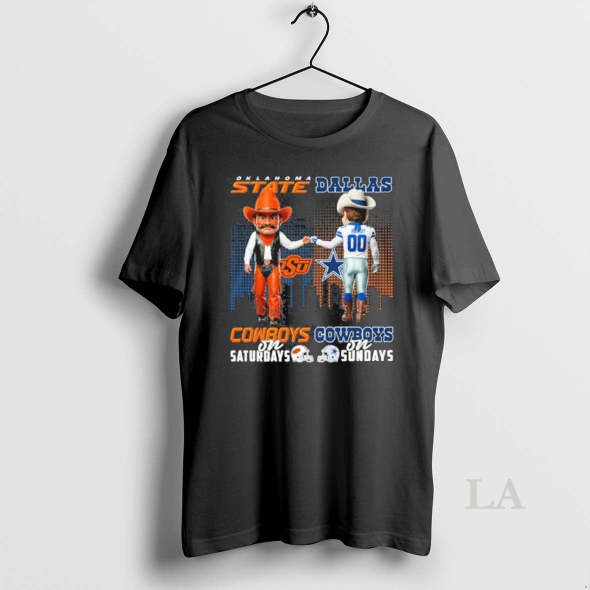 Original Oklahoma State Cowboys Vs Dallas Cowboys Mascot On Saturdays And On Sundays - clothing by TeeHivey.com
