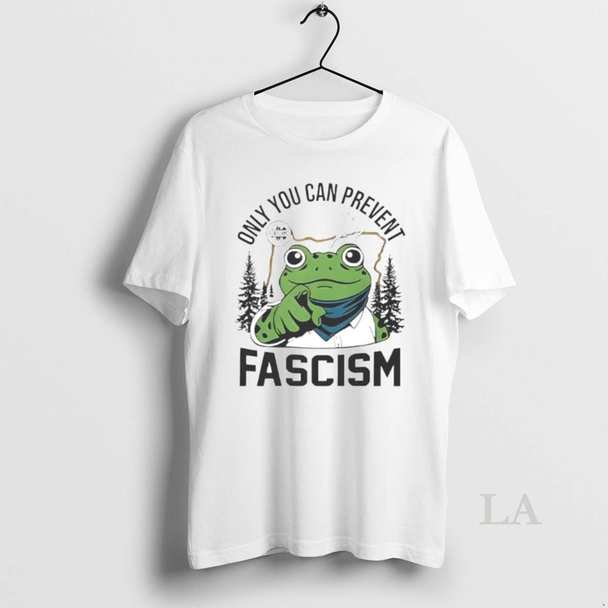 Original Only You Can Prevent Fascism Portland Frog Ornaments - clothing by TeeHivey.com