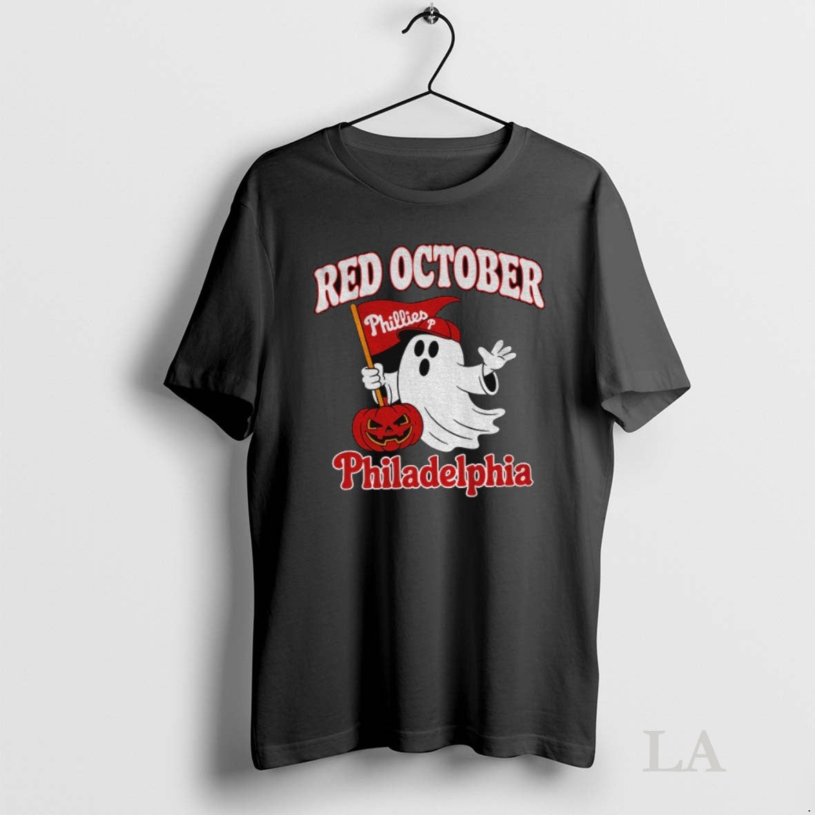 Original Retro Red October Ghost Philadelphia Baseball Halloween - clothing by TeeHivey.com
