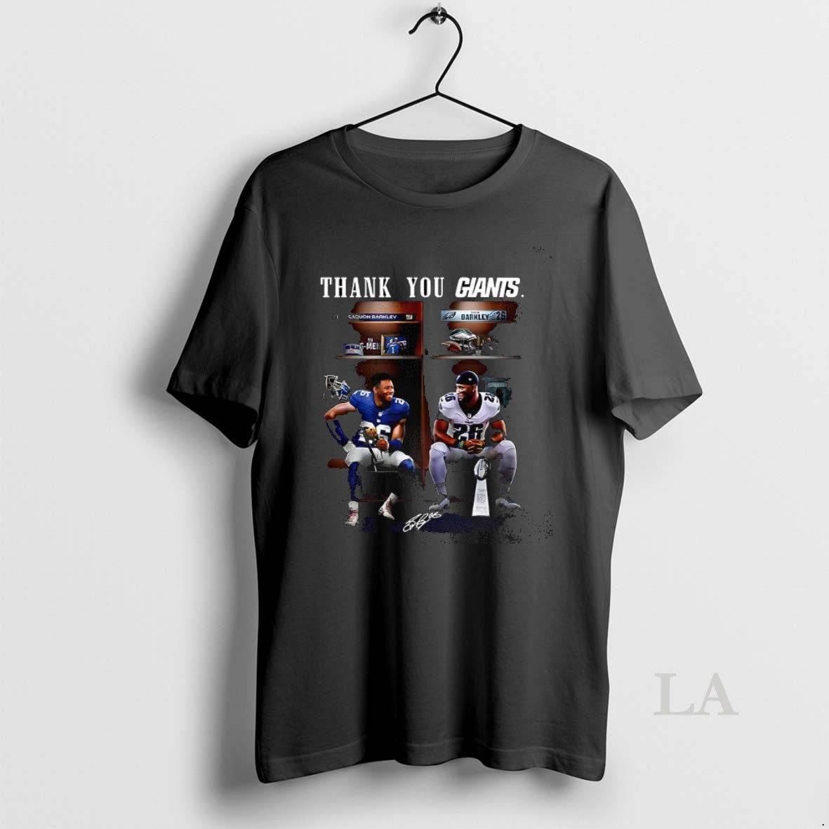 Original Saquon Barkley And Odell Beckham Jr Thank You New York Giants Signature - clothing by TeeHivey.com