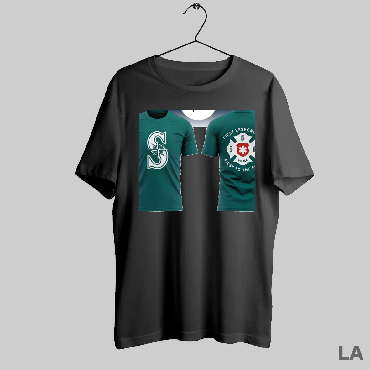 Original Seattle Mariners First Responders Day 2 Sided - clothing by TeeHivey.com