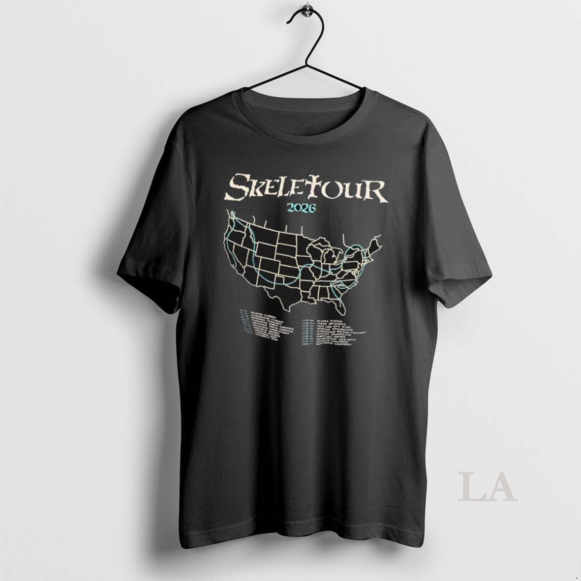 Original Skeletour 2026 Usa State - clothing by TeeHivey.com