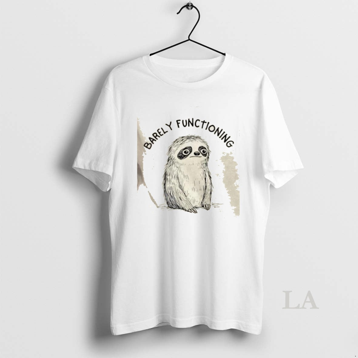 Original Sloth Barely Functioning - clothing by TeeHivey.com