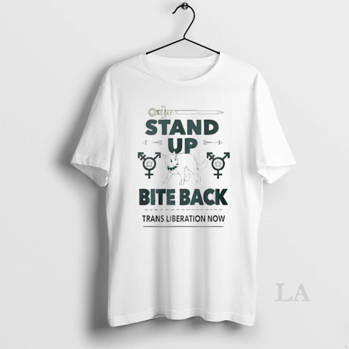 Original Stand Up Bite Back Trans Liberation Now - clothing by TeeHivey.com