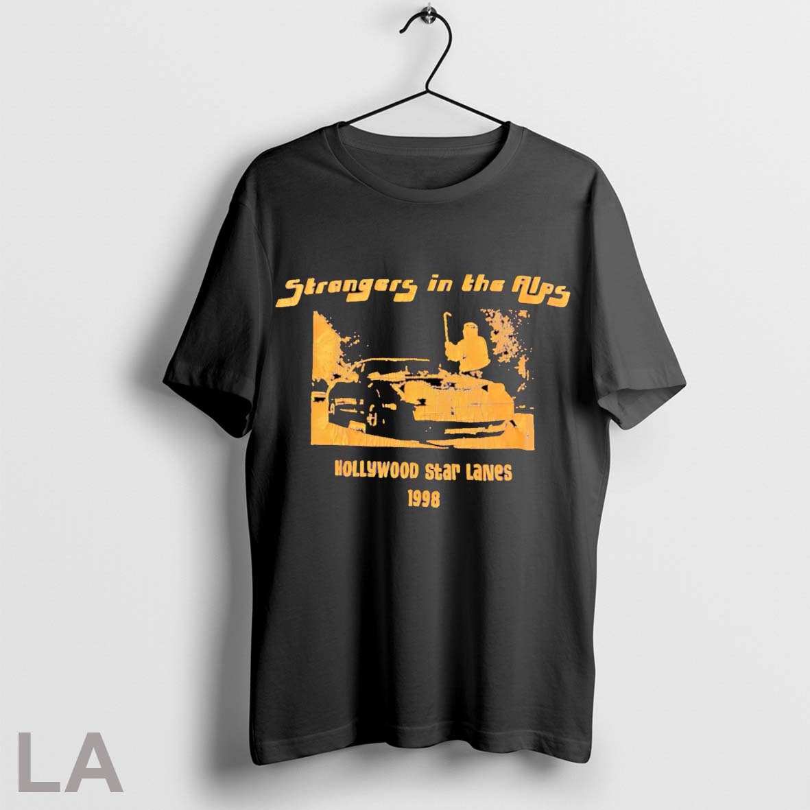 Original Strongers In The Alps Hollywood Star Lanes 1998 T Shirt