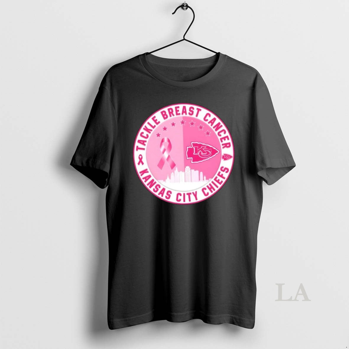 Original Tackle Breast Cancer Kansas City Chiefs Football Skyline - clothing by TeeHivey.com