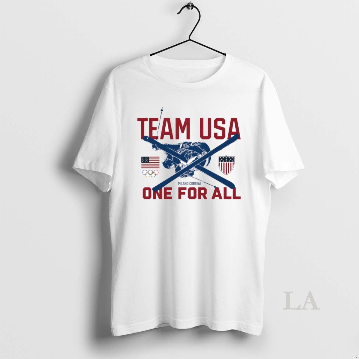 Original Team Usa Milano Cortina 2026 Winter Olympics Skiing One For All Circle - clothing by TeeHivey.com
