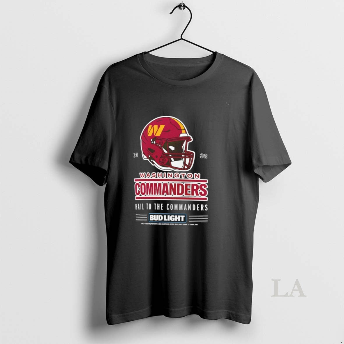 Original Washington Commanders Bud Light 1932 Hall To The Commanders Football Helmet - clothing by TeeHivey.com
