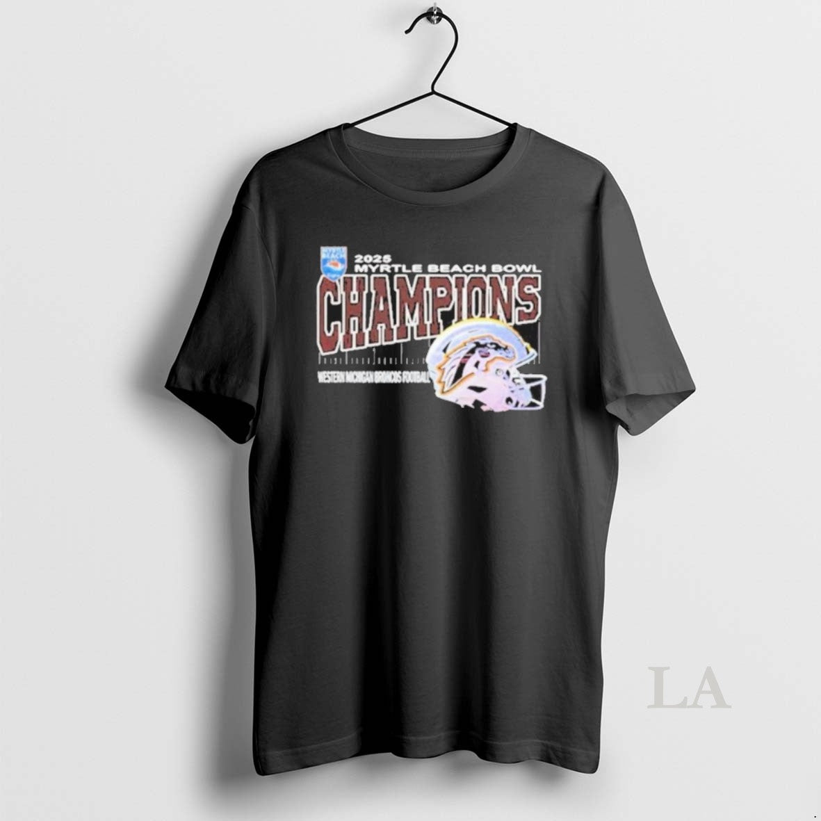 Original Western Michigan Broncos 2025 Myrtle Beach Bowl Champions Helmet - clothing by TeeHivey.com