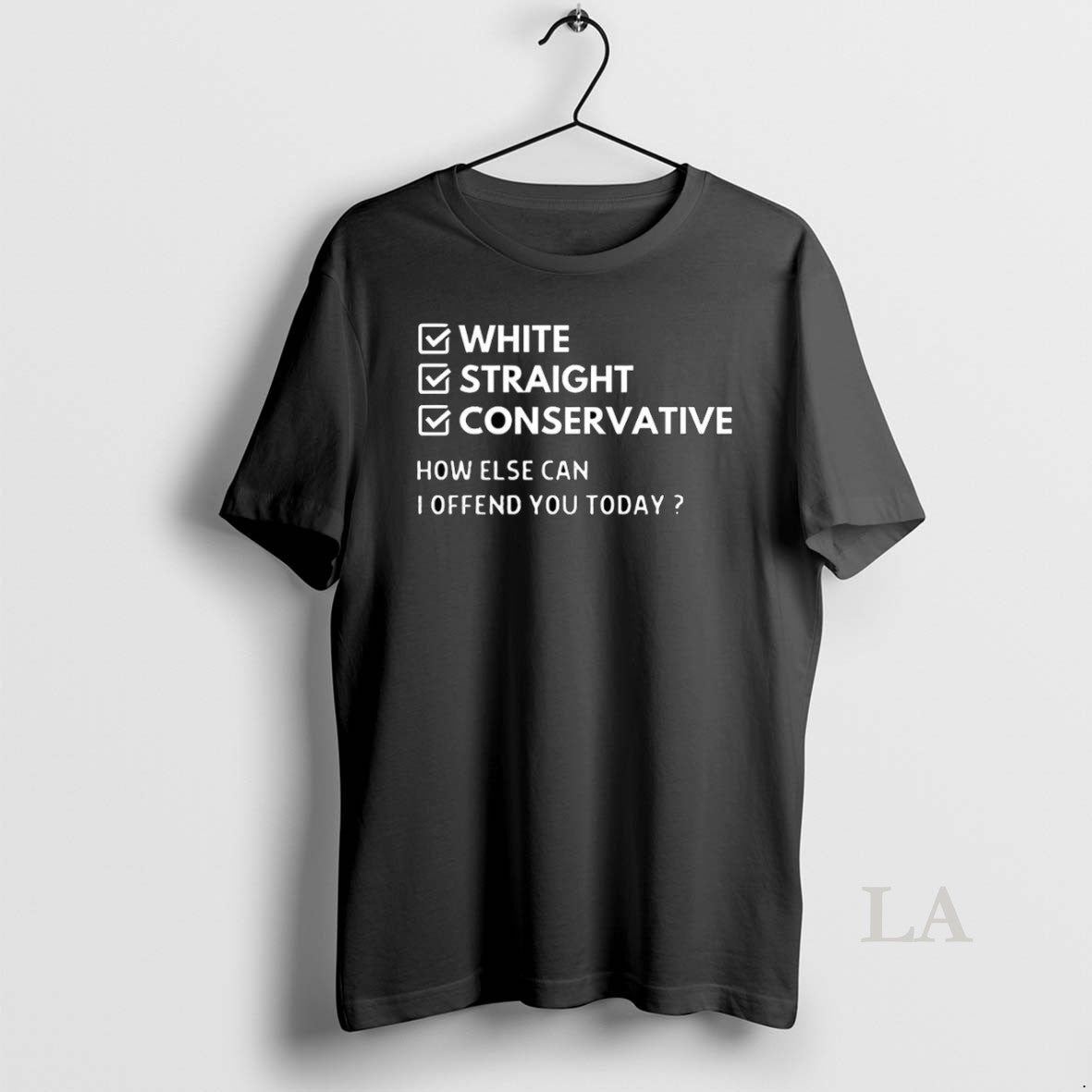 Original White Straight Conservative - clothing by TeeHivey.com