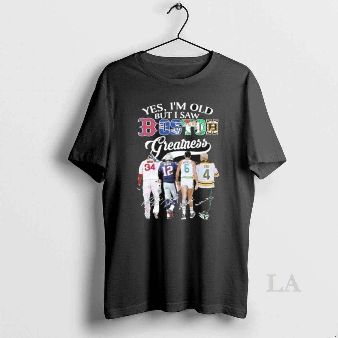 Original Yes Im Old But I Saw Boston Legends Greatness Signatures - clothing by TeeHivey.com
