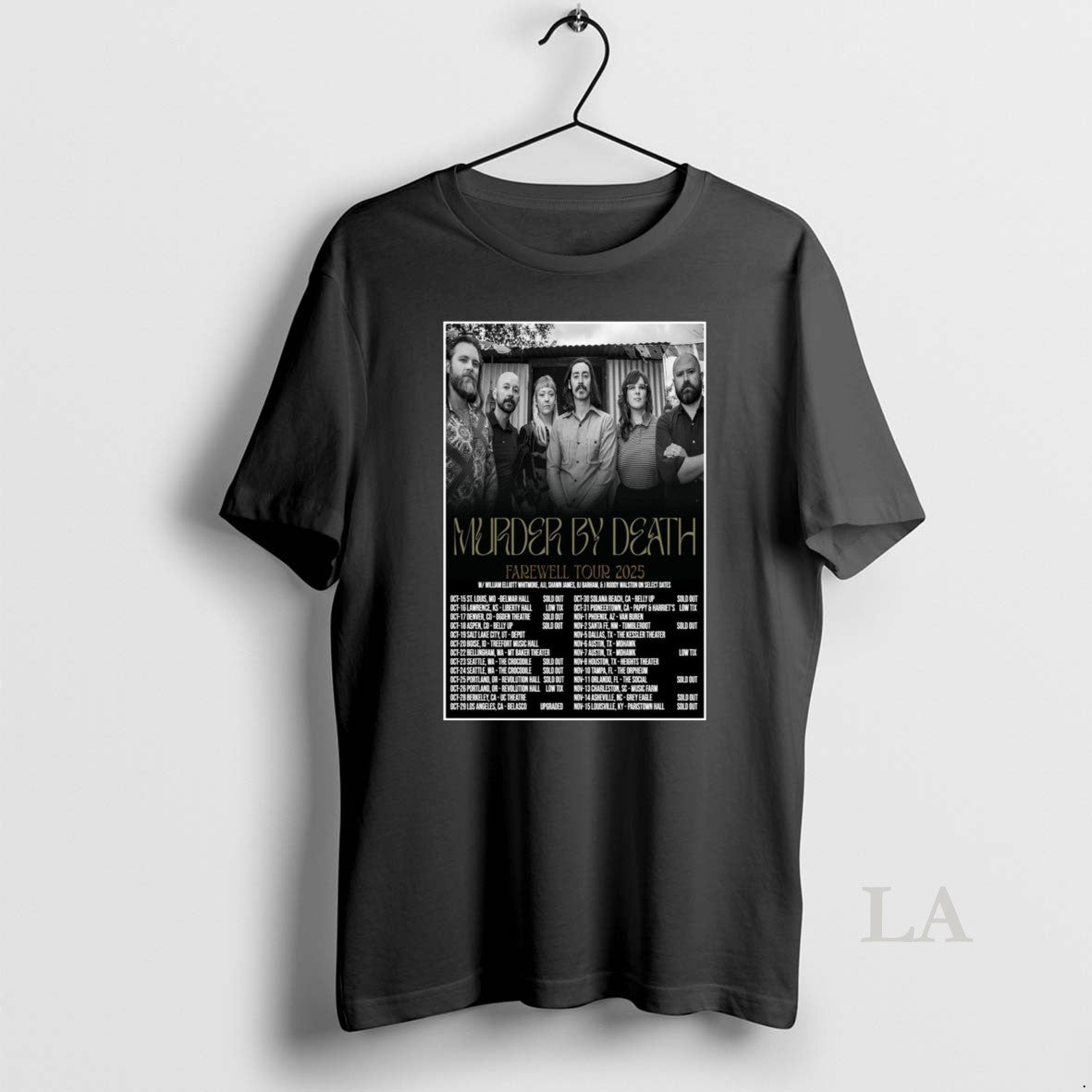 Original Murder By Death Farewell Tour 2025 Limited - clothing by TeeHivey.com