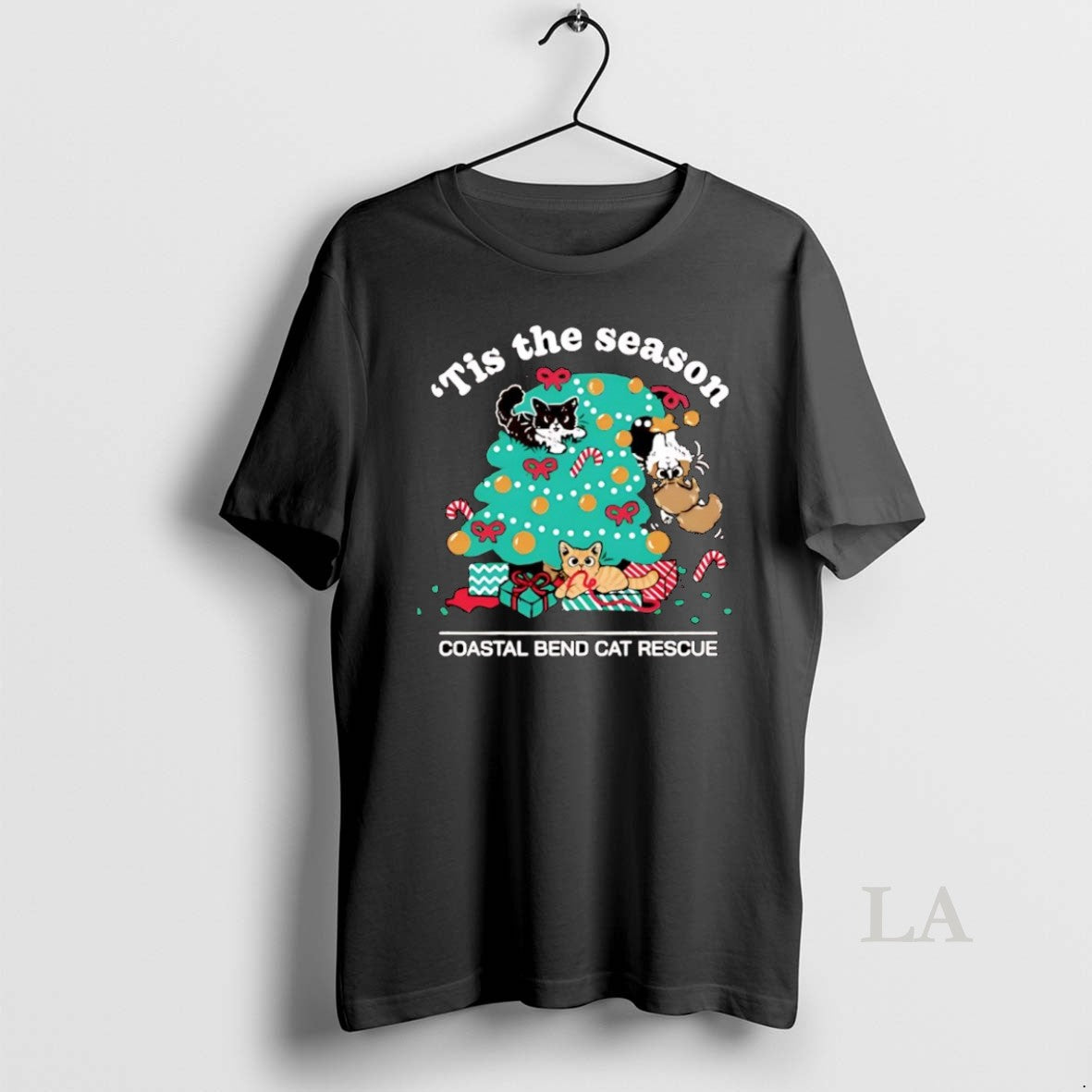 Original Tis The Season Coastal Bend Cat Rescue Christmas - clothing by TeeHivey.com