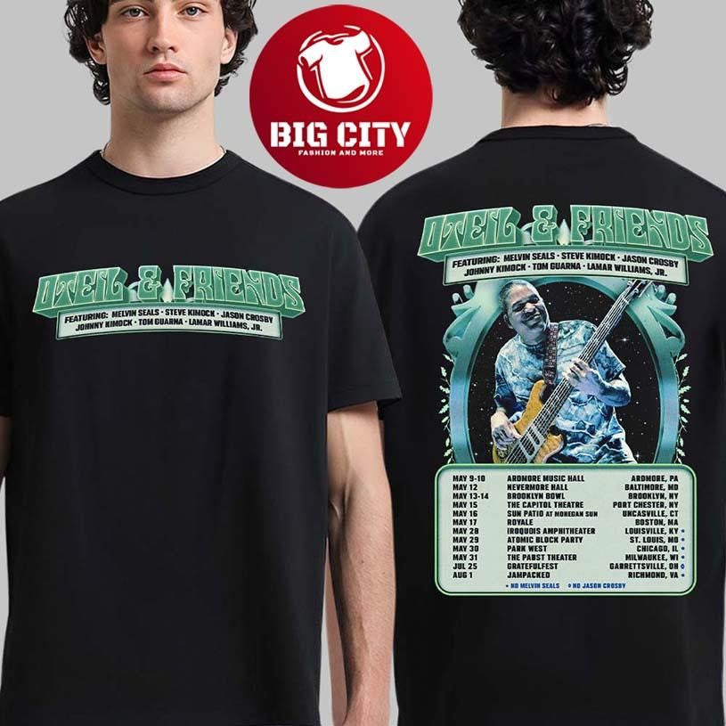 Oteil And Friends 2026 Tour North America City Dates Starting On May Two Sided Shirt