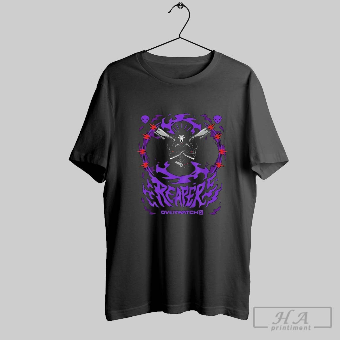 Overwatch 2 Reaper Death Blossom T Shirts