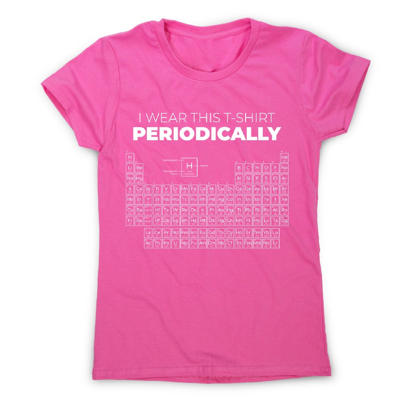 Periodic table - women's funny premium t-shirt