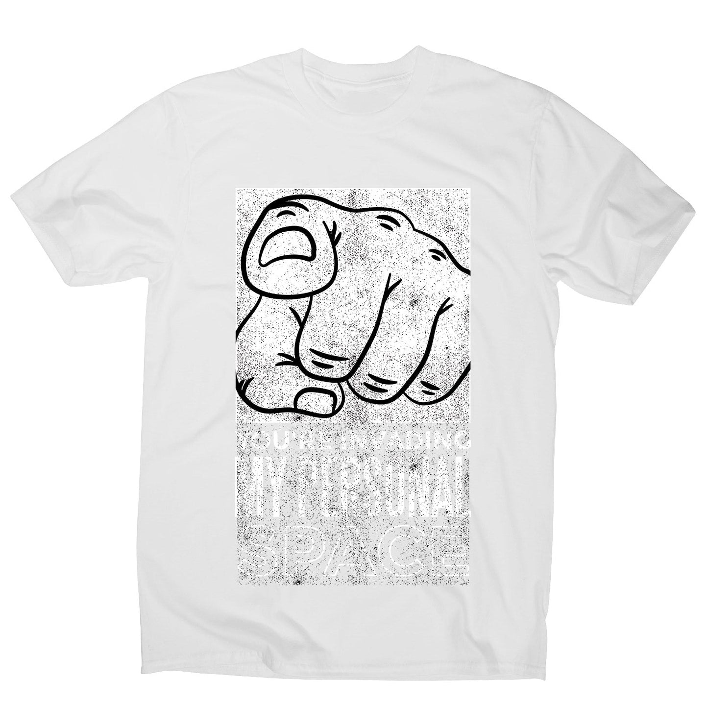 Personal space - men's funny premium t-shirt